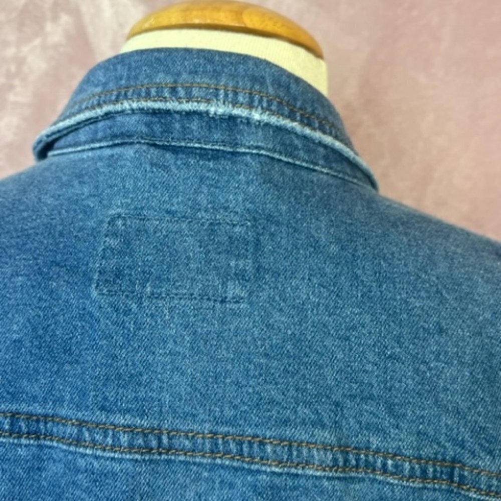 Womens Denim Jacket Button Down Universal Thread Jacket Size XL - Picture 7 of 10